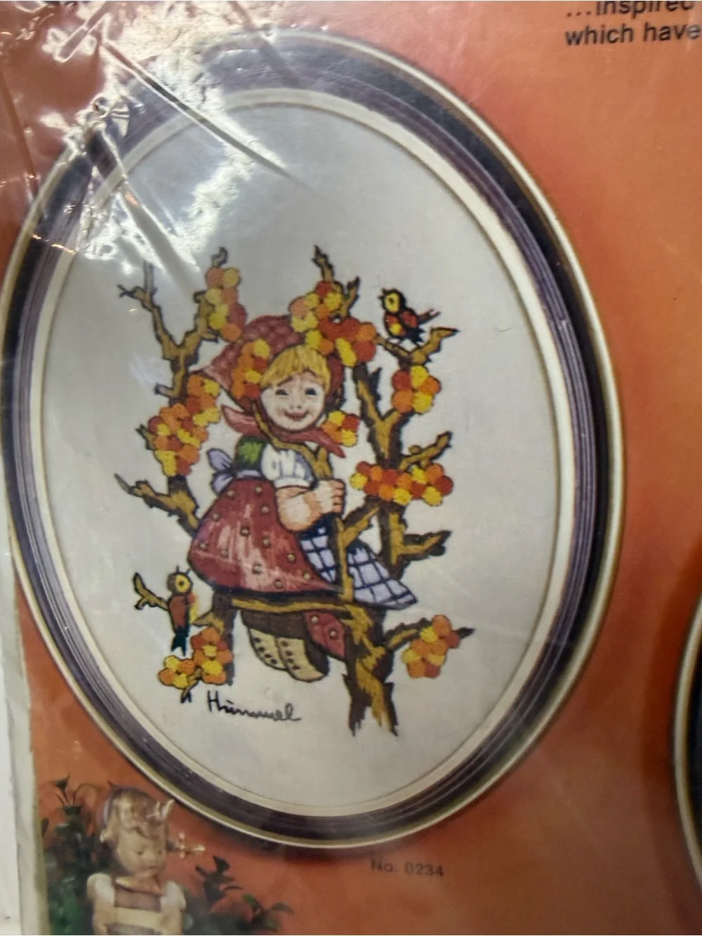 Vintage 1975 Paragon Needlecraft Exquisite Hummel Stitchery #0234 Girl Kit NOS